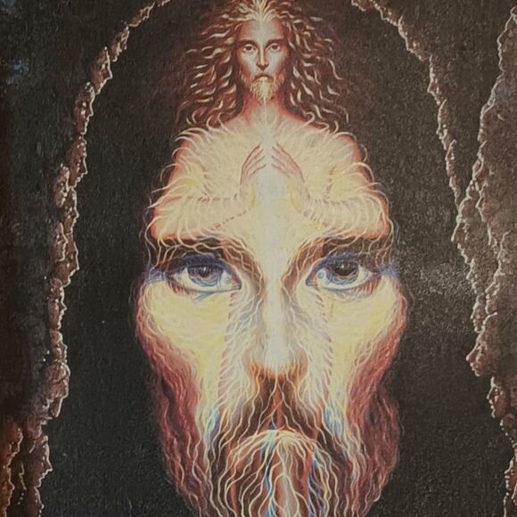 Octavio Ocampo "Resurrection" Vintage 2000 Jesus Art Print Wood Frame 13" x 18" - Picture 4 of 16